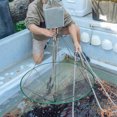 thumbnail image 2 of SHISUYAN 1pc Collapsible Fishing Net Fishing Net Crab Lobster Fishing Net Random Style, 2 of 5