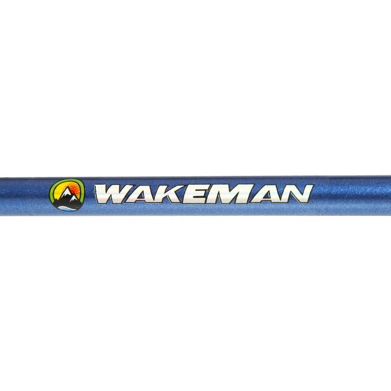 Wakeman Pro Series Spinning Fishing Rod and Reel Combo Fishing Pole, Blue