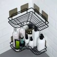 thumbnail image 2 of Sentmoon Bathroom Shelves Bathroom Rack Non Perforated Bathroom Storage Rack Wall Mounted Toilet Bathroom Sink Washbasin Double-layer Storage Basket, 2 of 7