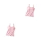thumbnail image 2 of Sonducket Camisola elegante para mujer con tela transpirable y correas ajustables Camisolas y chalecos para mujer Tops Sujetador sin mangas rosa rosa L, 1 2Conjunto, 2 of 6