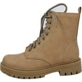 thumbnail image 2 of Soda Women's Combat Lace Up Ankle Boots, 2 of 5