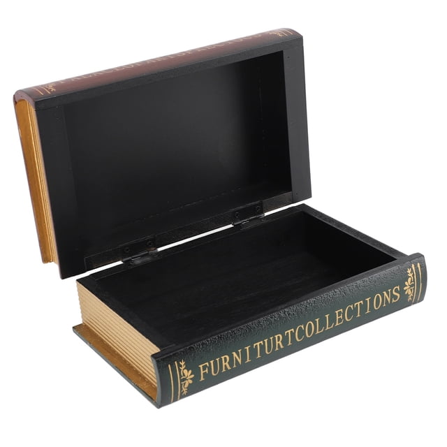Caja De Libros Decorativa, Caja De Libros Falsa Vintage De Simulación Exquisita, Vívida E Innovadora Para Accesorios Fotográficos