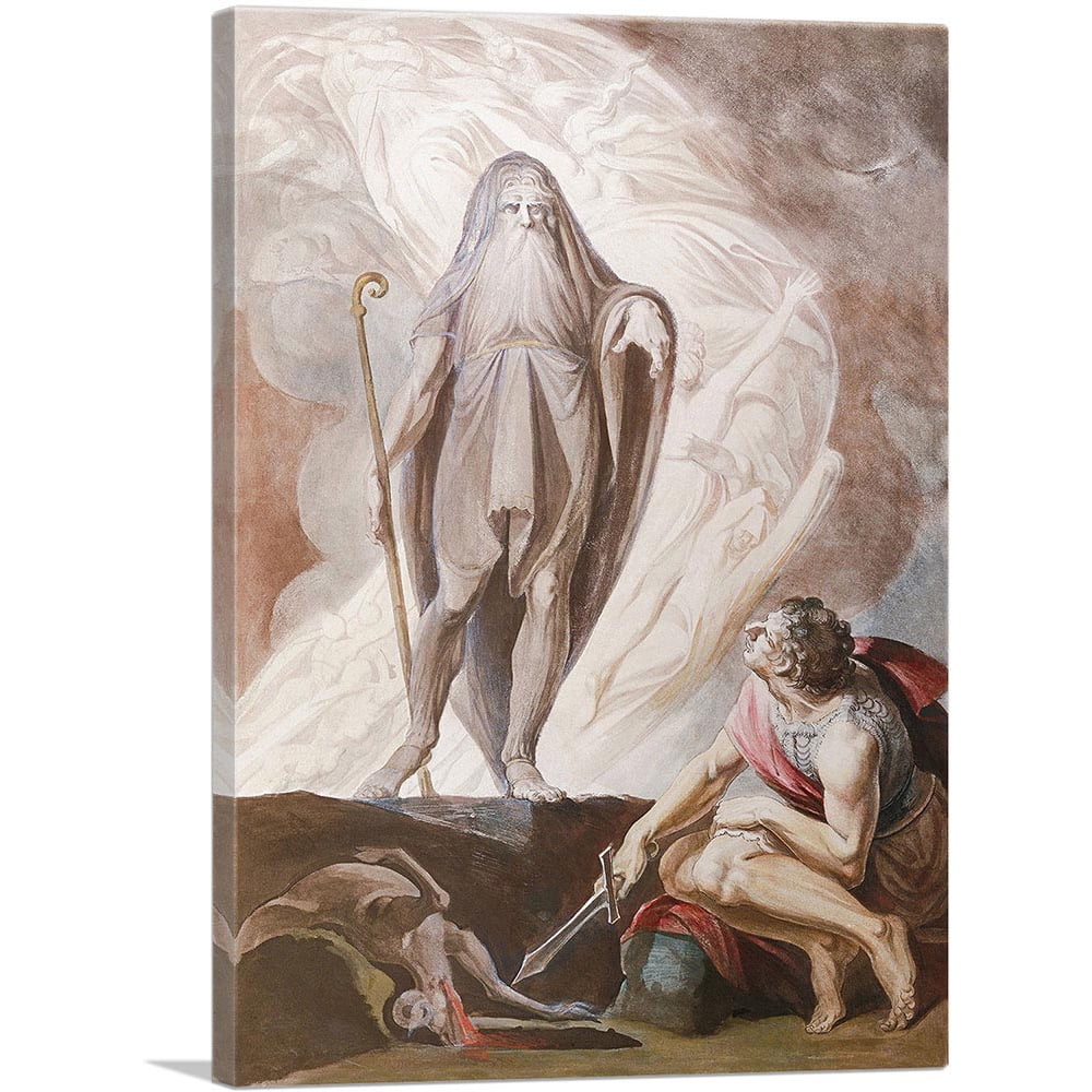ARTCANVAS Tiresias Foretells The Future To Odysseus 1780 Canvas Art