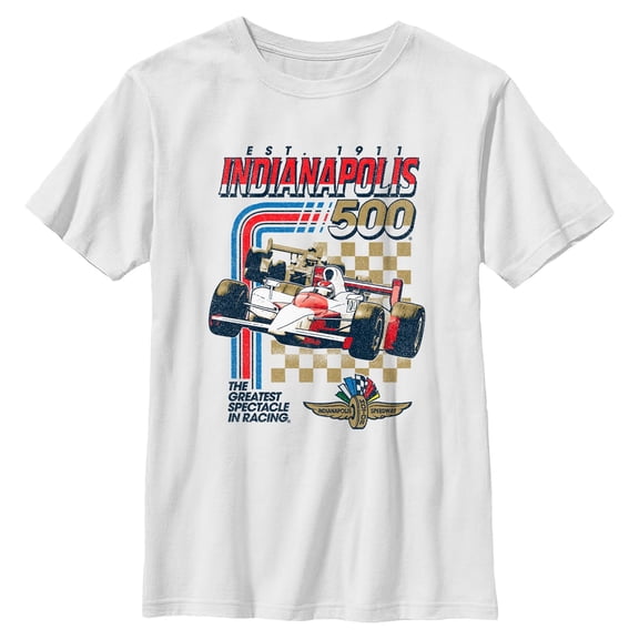 Boys Indy 500 The Greatest Spectacle in Racing T Shirt