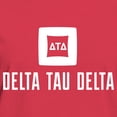 thumbnail image 3 of CafePress - Delta Tau Delta White Stacked Signature T Shirt - Women's Traditional Fit Dark T-Shirt, 3 of 4