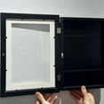 thumbnail image 3 of Frames El marco de carga frontal para niños de 8,27 x 11,7 pulgadas sostiene una correa elástica, color negro, 80 unidades, 3 of 6