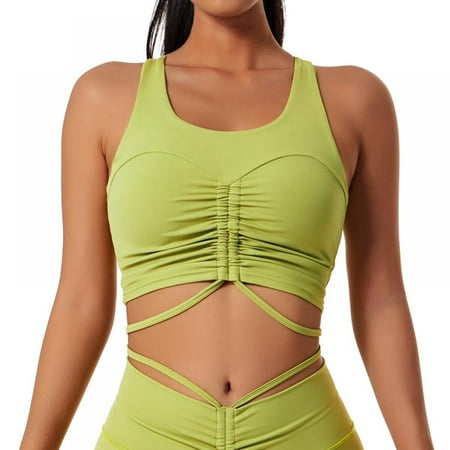 

Women Padded Sports Bra Tank Tops Workout Tank Tops for Women Medium Support Yoga Sports Bras