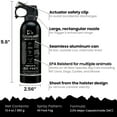 thumbnail image 5 of UDAP Griz Guard Bear Pepper Spray with Holster, 13.4 oz, 380GG, Single pack., 5 of 7