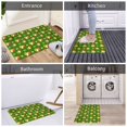 thumbnail image 5 of Fuzoiu Happy St. Patrick's Day Print Door Mat Outdoor Indoor Welcome Mats, Front Doormat,Flannel Non Slip Durable Entrance Rugs for Front Door, Inside Outside Entry, Porch, Resist Dirt,16x24in, 5 of 7