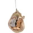 thumbnail image 2 of Oyster Shell replica Christmas Ornament Nativity Louisiana New Orleans JESUS MARY JOSEPH, 2 of 2