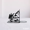 thumbnail image 4 of C-Craft Stainless Steel Mountain Bookend, Adjustable, 5 Inch for Home Office, 4 of 5