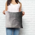 thumbnail image 2 of Black Grey Ombre Pillow Covers 24x24 Inch Decorative Throw Pillow Cover, Coastal Beach Modern Abstract Art Sofa Pillowcases Accent Cushion Case Home Decor Bedroom Living Room, 2 of 6