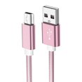 thumbnail image 1 of POINTERTECK Câble de Données à Haute Vitesse de Transfert Blindage Sortie Stable Anti-Enroulement Largement Compatible Charge Tressé Fil Mini USB Transfert de Données Câble Chargeur pour Lecteur MP3 MP4, 1 of 10