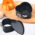 thumbnail image 1 of 4Inch Heart Shape Baking Tray Removable Bottom Stainless Steel Toast Loaf Baking Mold Cooking Gadget, 1 of 7
