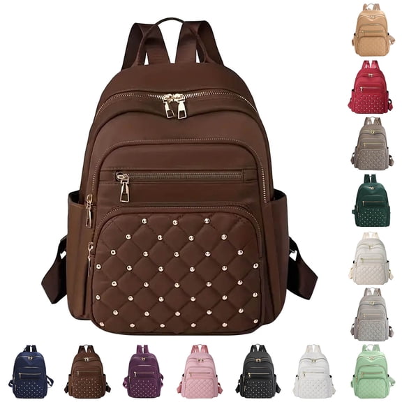 Fgnfyis Womens Travel Backpack Fashion Cloth Outdoor Leisure Casual Lightweight Daypack Backpack for Women Brown