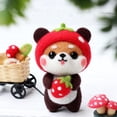 thumbnail image 1 of Home Office Decor Wool Poking And Prodding Production DIY Material Kit Plush Doll Combination With English Instructions, 1 of 3