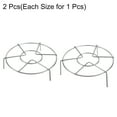 thumbnail image 3 of Uxcell 2pcs Steam Rack 7.1" Dia Metal Trivets for Cooker, Silver Tone (1.2"/2.8" Tall), 3 of 6