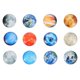 thumbnail image 1 of 12 pegatinas magnéticas para refrigerador con temática de planetas, calcomanías de vidrio para refrigerador, 1 of 8