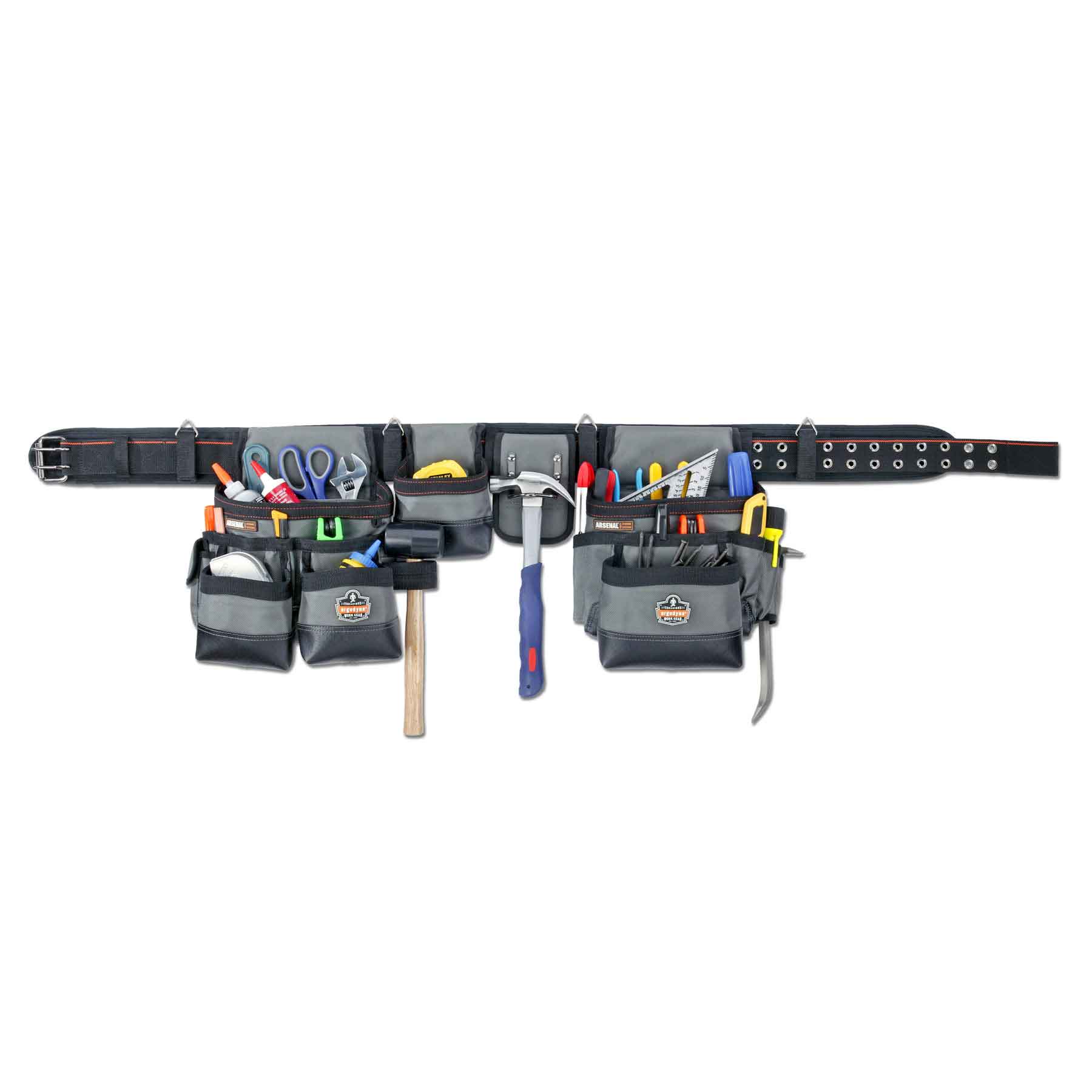Ergodyne Arsenal 5717: Marsupio/Cintura Infermiera Unisex (Nero) - Organizza I Tuoi Strumenti Sanitari