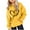 Yellow, variant on Piuwrlz Long Sleeve Hoodies for Kids Girls Boys Hood Sweatshirts Pocket Round Neck Hoodie Gray Size 9 Years