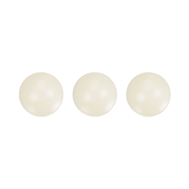 Unique Bargains 3pcs PA en Nylon Solides Billes en Plastique 9mm G3 Boule de Roulement de Précision