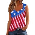thumbnail image 2 of Puntoco Camiseta sin mangas con cuello cuadrado para mujer, de color liso, holgada, tipo camisola, 2 of 4