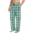 thumbnail image 6 of Rateoe Starfish On Checkered Background Pattern Men’s Ultra-Soft Comfy Pajama Lounge Pants Sleepwear,Comfortable Lounge Wear,lightweight Pajamas, Casual Home Wear-X-Large, 6 of 6