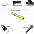 thumbnail image 5 of 6.35mm Male to 3.5mm Female Jack Adapter, Headphone Audio Jack for Audio Mixer/Electric Piano/Keyboard, 5 of 5
