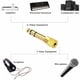 thumbnail image 5 of Adaptador de conector macho de 6,35 mm a conector hembra de 3,5 mm, conector de audio para auriculares para mezclador de audio/piano eléctrico/teclado, 5 of 5