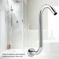 Long Shower Arm, Stainless Steel Shower Arm Extender, Extension Arm