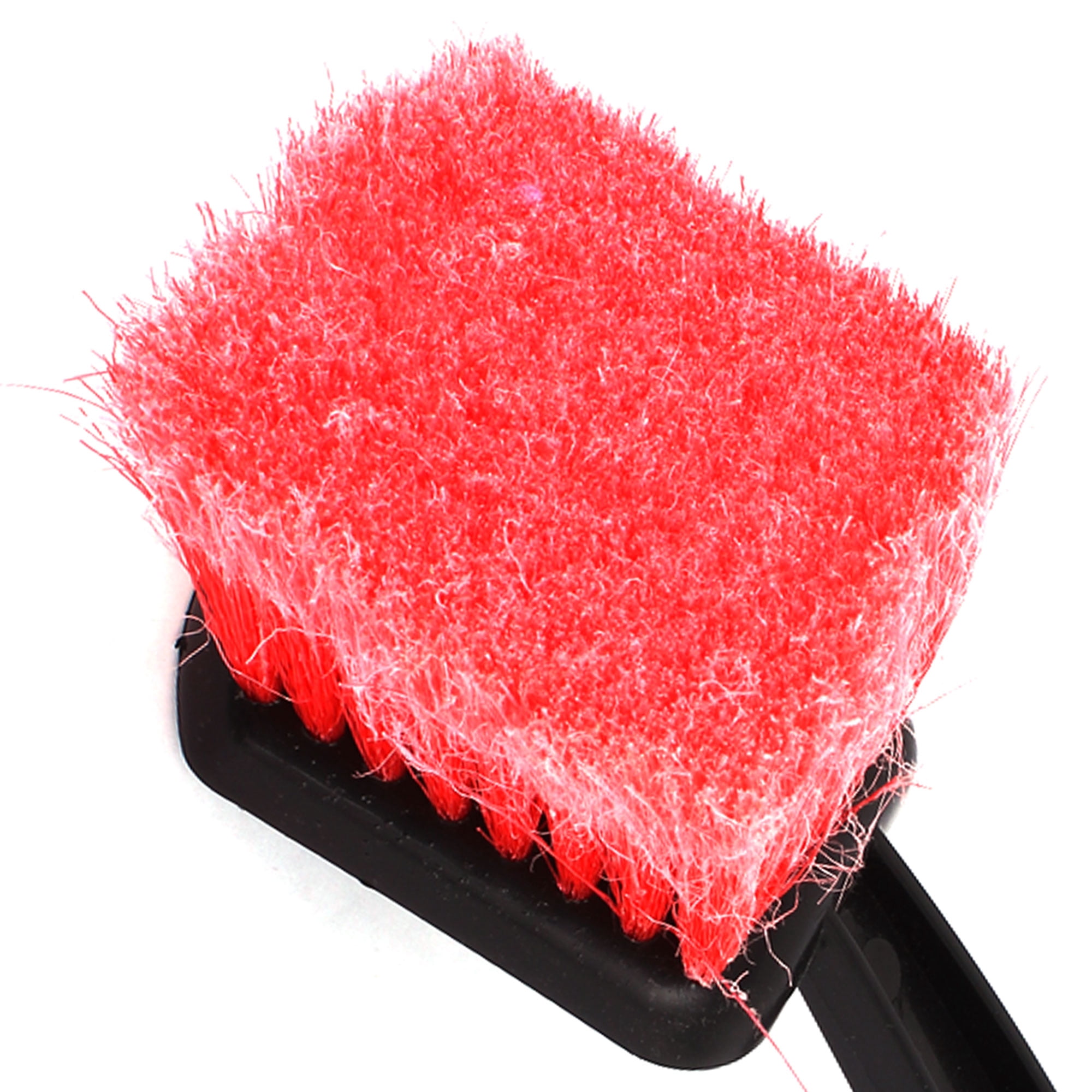 Unique Bargains Black 7" Long Handle Soft Bristle Car Wash Brush Detailing Cleaning Scrub