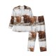 thumbnail image 1 of Balery Yak Pijama para Hombre de Dos Piezas con Manga Larga, Conjunto de Dormir y Descanso Suave con Bolsillos-Medium, 1 of 7
