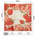 thumbnail image 3 of Strawberry Fruit Watercolor Bathrobe Plush Bathrobe Cozy Unisex Winter Bathrobe Warm Water Absorbent, 3 of 9