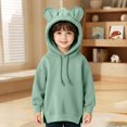 thumbnail image 2 of Generic Baby Toddler Boys Girls Fleece Hooded Sweatshirt Oversized Casual Cute Fashion Ears Hoodies Theme Party Warm Pullover Clothes, 2 of 6