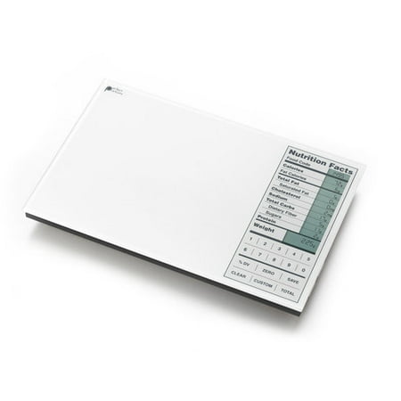 Kitrics Perfect Portions Digital Scale with Nutrition Facts Display in White