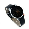 thumbnail image 4 of 2-Piece Couples Watch Set Man Woman Black Band Casual Sports Matching His Hers Watch-333-B, 4 of 9