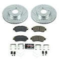 thumbnail image 3 of PowerStop Front Z23 Evolution Sport Carbon-Fiber Ceramic Brake Pad and Drilled & Slotted Rotor Kit Fits: NISSAN Select Models K8326, 3 of 10