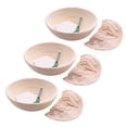 thumbnail image 1 of 3X 10 Pulgada Bread Proofing Basket - Banneton Proofing Basket Cloth Liner Masa Rascador Bread Lame - Sourdough Basket Set para Panaderos Profesionales Y Caseros Pan Artesanal, 1 of 5