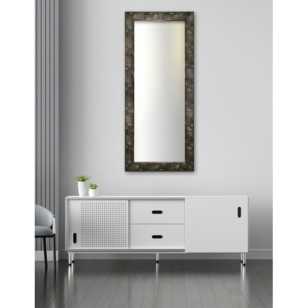 Espejo decorativo de pared cuerpo entero color plata vintage Dii Frame Plata Atemporal