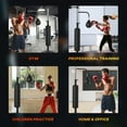 thumbnail image 6 of Soozier 4-in-1 Boxing Punching Bag Stand with 2 Speedballs, 360° Relax Bar, & PU-Wrapped Bag & Adjustable Height, Black, 6 of 8