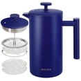 thumbnail image 1 of Cafetera French Press Secura de acero inoxidable de doble pared, 1 litro, 1 of 7