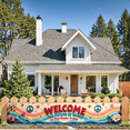 thumbnail image 5 of Welcome Future World Room Decoration Banner Peace Symbol Colorful Art Event Party Office School Conference Space Backdrop Dynamic Large Format Display, 5 of 5