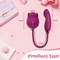 thumbnail image 5 of Rose Sucking Vibrator for Women, G-Spot Vibrator Clitoris Vibrator with Mimic Finger Wiggling Personal Massager, 5 of 9