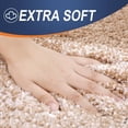 thumbnail image 3 of Buganda Microfiber Bathroom Rugs, 20"x47" Beige Luxury Extra Soft and Absorbent Bath Mat, Non-Slip Plush Bath Carpet, 3 of 7