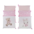 thumbnail image 4 of 6 uds almohadillas de para cuna de bebé para cunas estándar, acolchado lavable para cuna, acolchado grueso para cama de guardería, conejo (rosa) Yotijar Cojín suave para cama infantil, 4 of 10