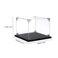 thumbnail image 2 of Uxcell 6x6x4 inch Acrylic Display Case Assemble Cube Dustproof Showcase, Clear, 2 of 7