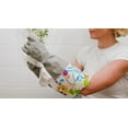 thumbnail image 2 of G & F Products Latex-Free Household Cleaning Gloves, Soft Lining, Long Cuff 15 in, 2 Pairs, Yellow/Grey, X-Large, 2 of 7