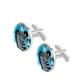 thumbnail image 2 of Zebra Elegant Suit Accessory: Stainless Steel Cufflink Set for Men's Formal Attire, Dress Shirts, and Special Occasions, 2 of 6