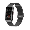thumbnail image 1 of Graflsoa H80 Smart Fitness Tracker with 1.47" Touchscreen, IP67 Waterproof, 25-Day Battery, 20+ Sports Modes, Customizable Watch Face, Compatible with Android/iOS, Black Steel Strap, 1 of 7