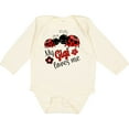 thumbnail image 3 of Inktastic My Gigi Loves Me with Cute Ladybugs Boys or Girls Long Sleeve Baby Bodysuit, 3 of 5